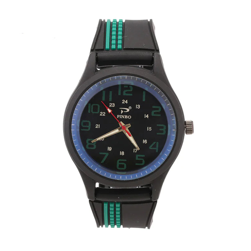 Men's Quartz Watch with Large Dial - Casual Sports Style