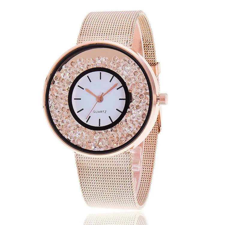Elegant Simplicity Rhinestone Women's Quartz Watch for Party Gift