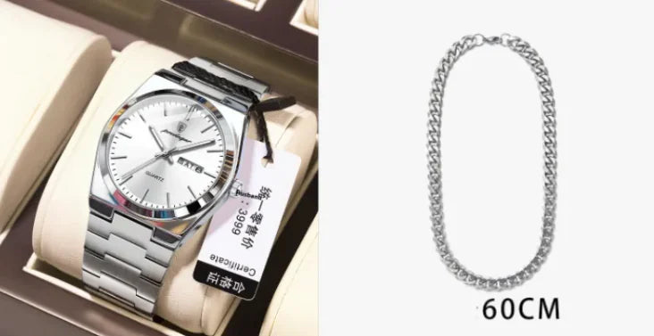 SlimLine Waterproof Quartz Watch Ideal Gift Item