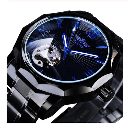 Swiss Winner Men's Casual Hollow Automatic Watch