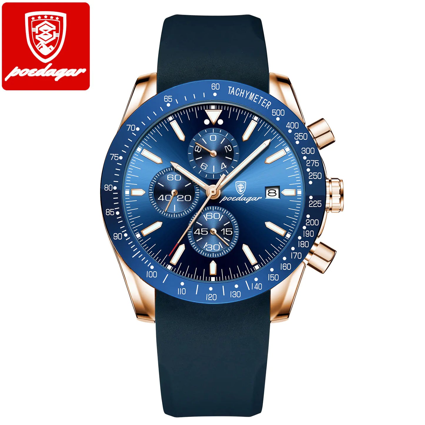 Swiss Brand Multifunctional Waterproof Men's Watch