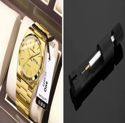 SlimLine Waterproof Quartz Watch Ideal Gift Item