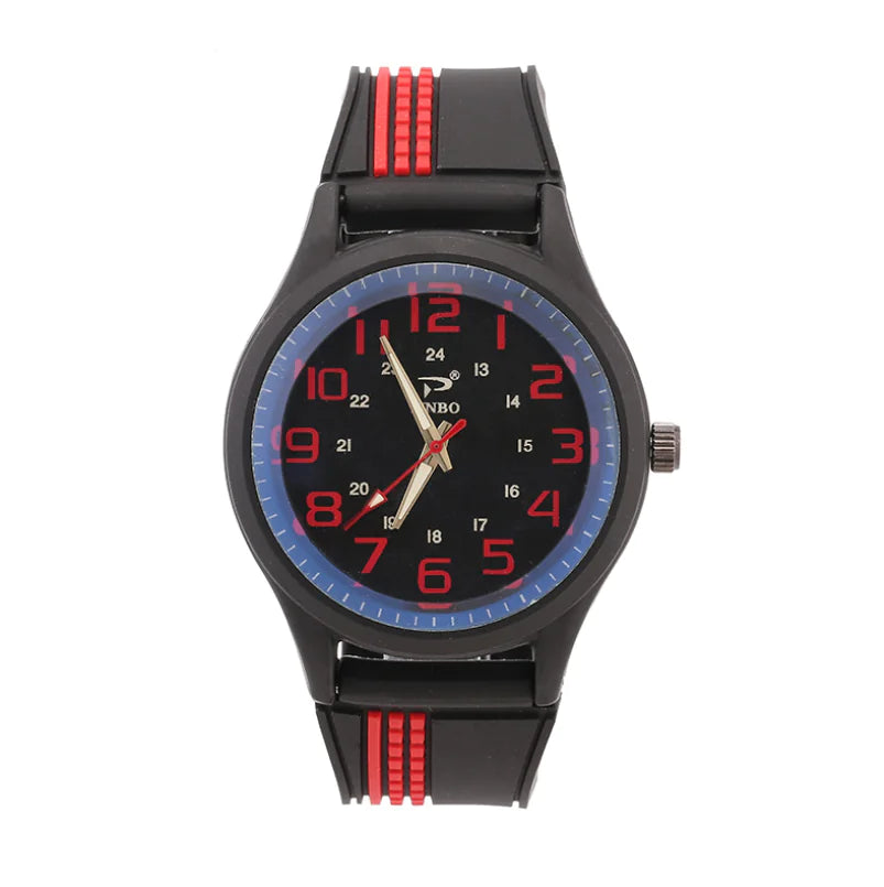 Men's Quartz Watch with Large Dial - Casual Sports Style