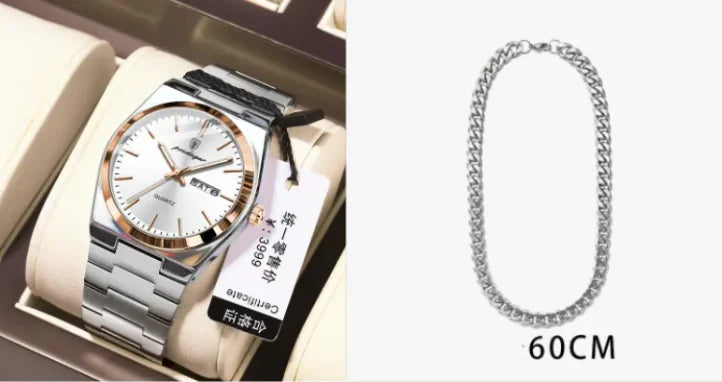 SlimLine Waterproof Quartz Watch Ideal Gift Item