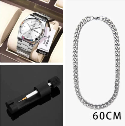 SlimLine Waterproof Quartz Watch Ideal Gift Item