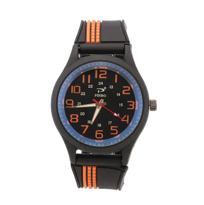 Men's Quartz Watch with Large Dial - Casual Sports Style