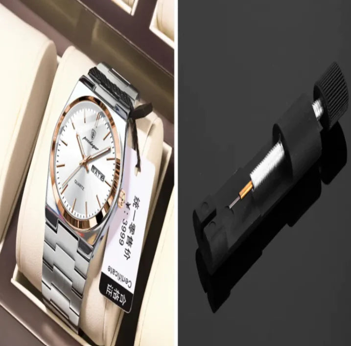 SlimLine Waterproof Quartz Watch Ideal Gift Item