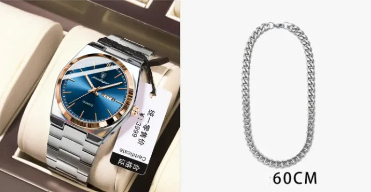 SlimLine Waterproof Quartz Watch Ideal Gift Item