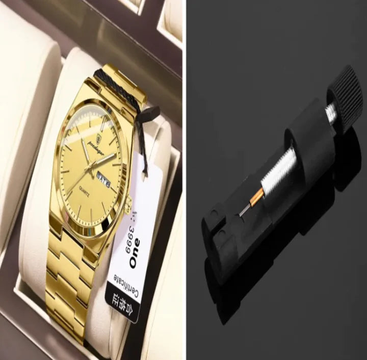 SlimLine Waterproof Quartz Watch Ideal Gift Item