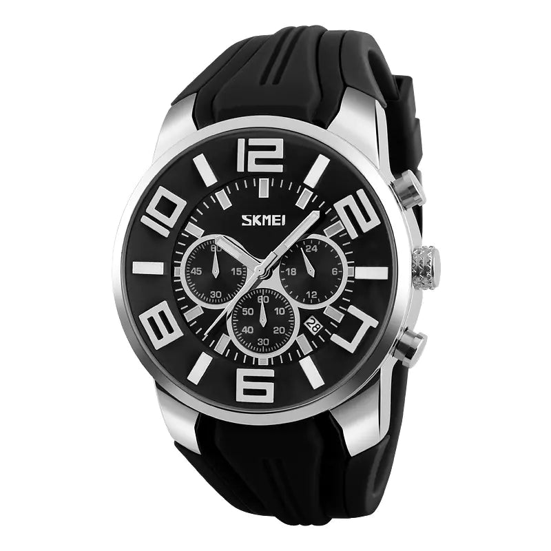Men's Waterproof Quartz Watch with Calendar Feature Best travel watches for men.