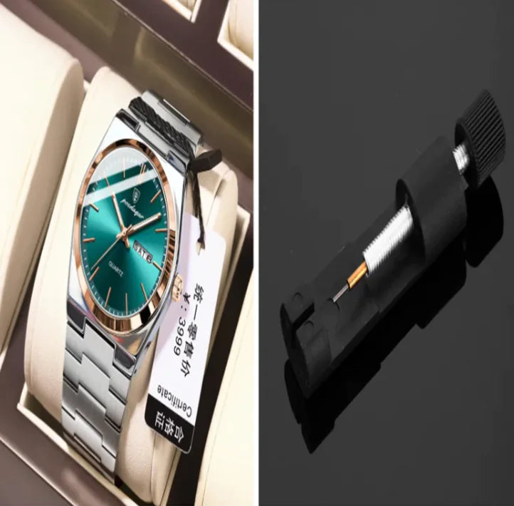 SlimLine Waterproof Quartz Watch Ideal Gift Item