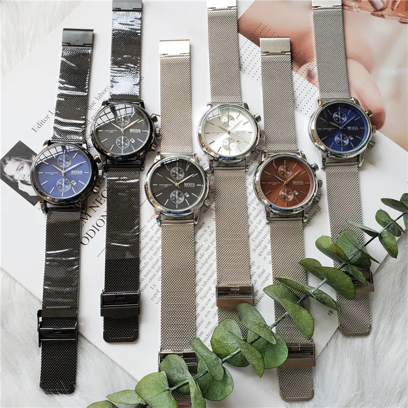 2019 Swiss Boss Men's Multi-Function Quartz Watch