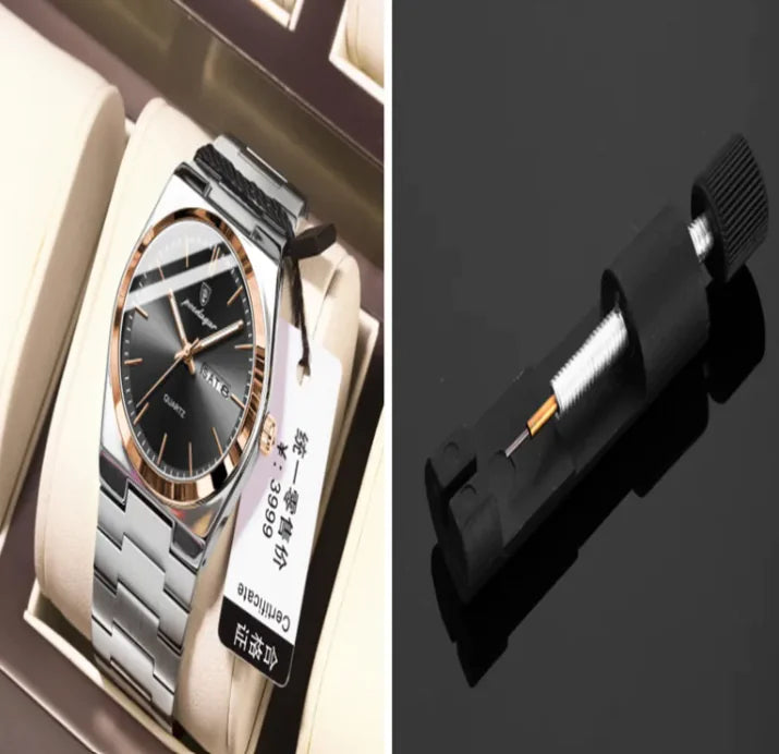 SlimLine Waterproof Quartz Watch Ideal Gift Item