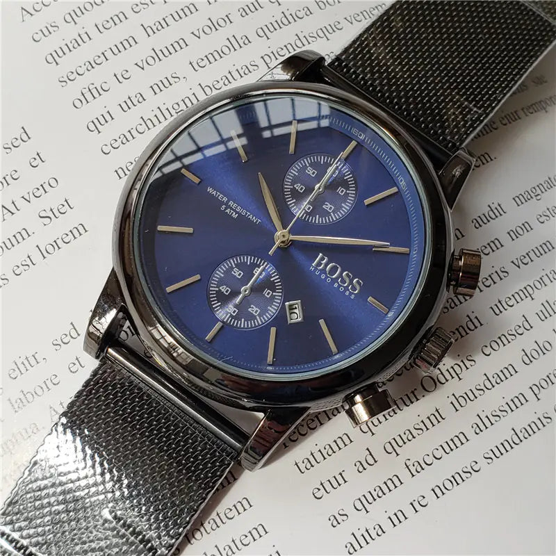 2019 Swiss Boss Men's Multi-Function Quartz Watch