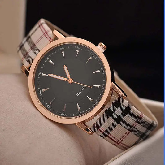 Trendy Watch with Markings Ideal Gift Item