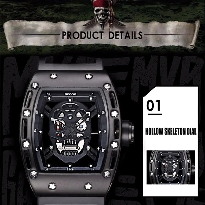 Men's Sports Watch - Waterproof Quartz Timepiece