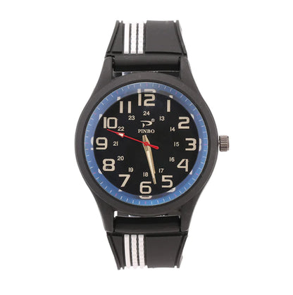 Men's Quartz Watch with Large Dial - Casual Sports Style