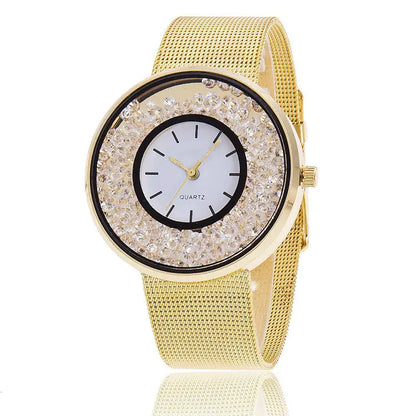 Elegant Simplicity Rhinestone Women's Quartz Watch for Party Gift