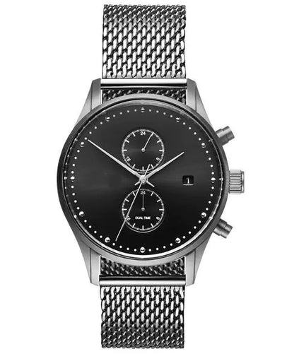 Fashionable Men's Quartz Watch with Calendar Feature