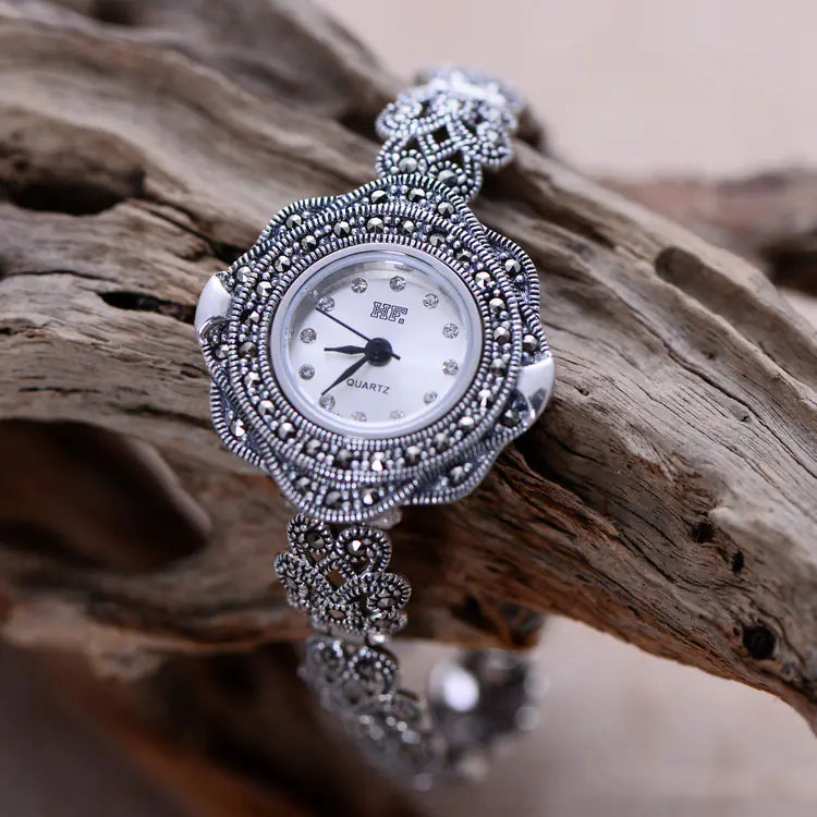 Wholesale 925 Silver Vintage Women's Thai Watch