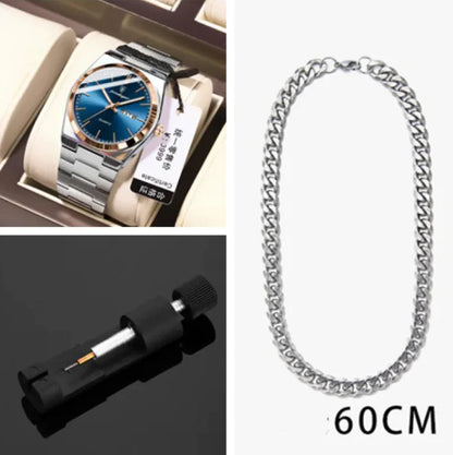 SlimLine Waterproof Quartz Watch Ideal Gift Item