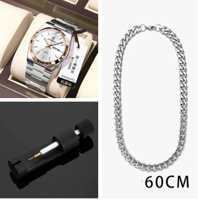 SlimLine Waterproof Quartz Watch Ideal Gift Item