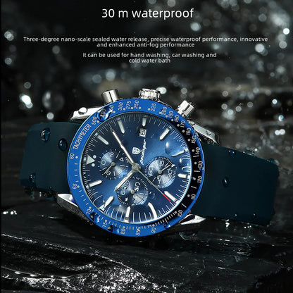 Swiss Brand Multifunctional Waterproof Men's Watch