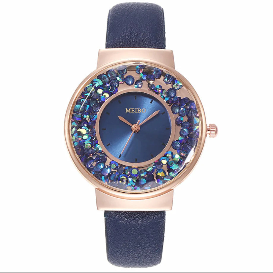 Vibrant Style Sand Rolling Ball Women's Watch Ideal for Gifts