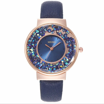 Vibrant Style Sand Rolling Ball Women's Watch Ideal for Gifts