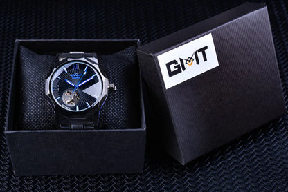 Swiss Winner Men's Casual Hollow Automatic Watch