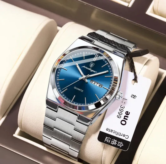 SlimLine Waterproof Quartz Watch Ideal Gift Item