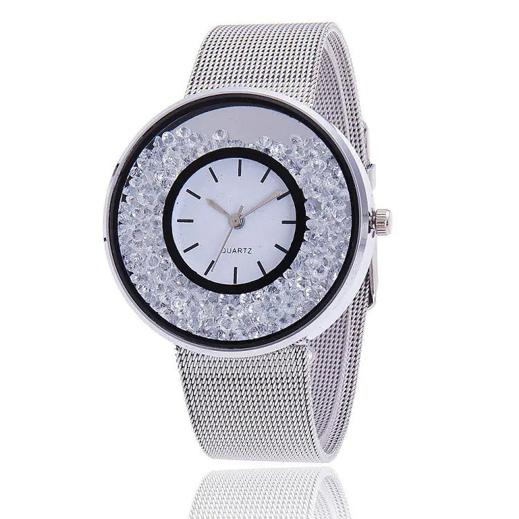 Elegant Simplicity Rhinestone Women's Quartz Watch for Party Gift