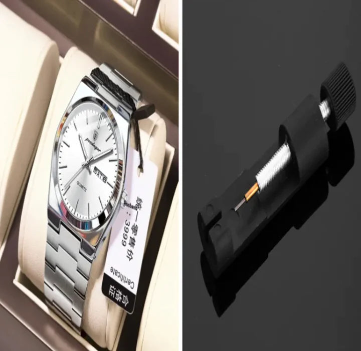 SlimLine Waterproof Quartz Watch Ideal Gift Item